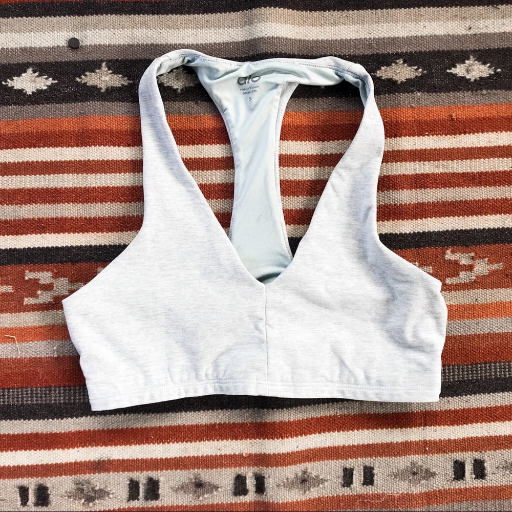 Alo gray sports bra